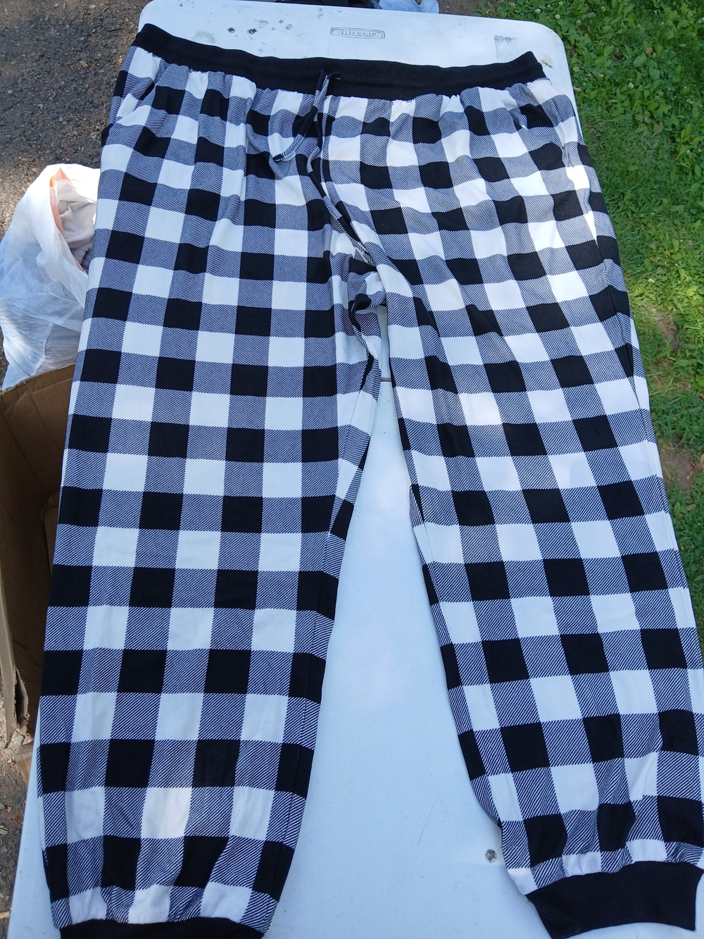 Maurices Plus Size 3X Black and White Sleepwear Bottoms